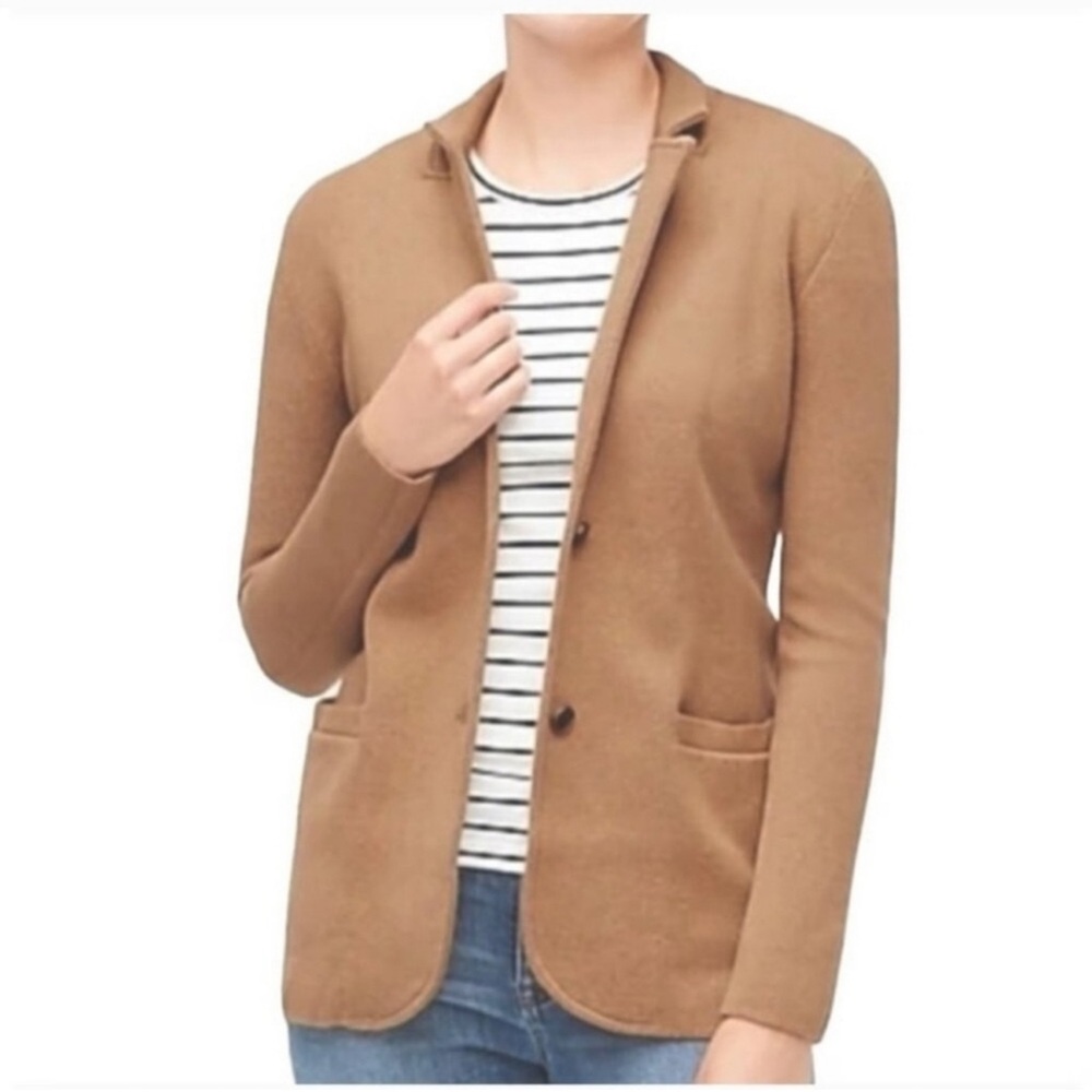 J. Crew Women's 3X School Boy Buttoned
Sweater Blazer in Acorn